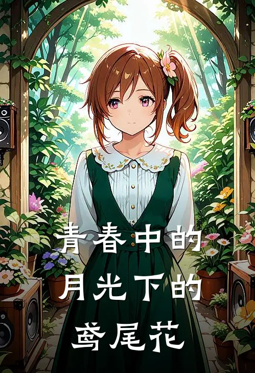 青春中的月光下的鸢尾花