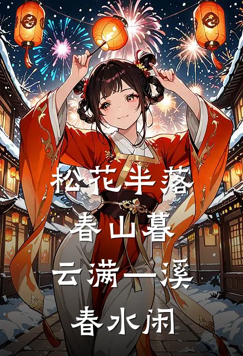 松花半落春山暮,云满—溪春水闲