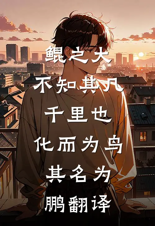 鲲之大,不知其几千里也,化而为鸟,其名为鹏翻译