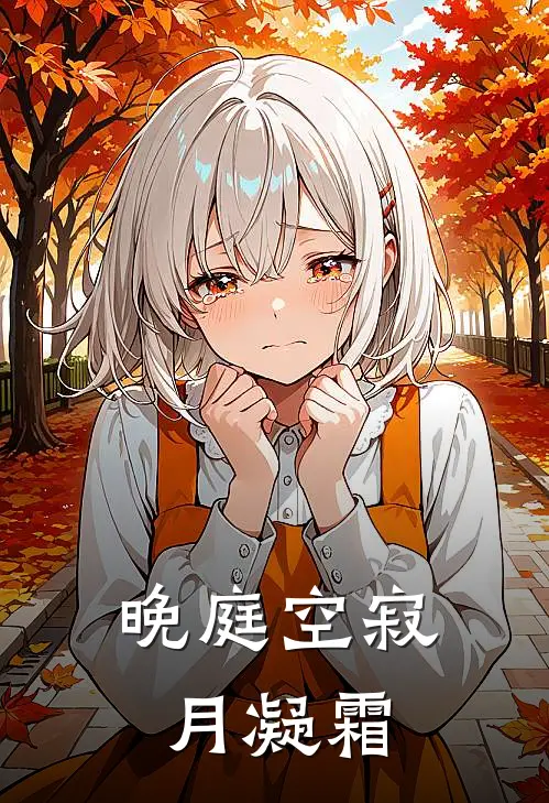 晚庭空寂月凝霜