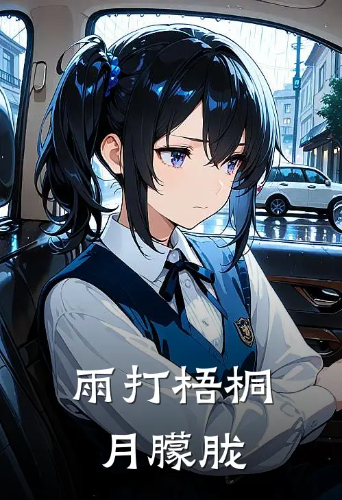 雨打梧桐月朦胧